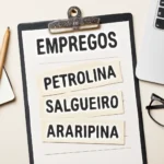 Vagas de Emprego Atualizadas em Petrolina, Salgueiro e Araripina: Oportunidades para Diversos Níveis e Áreas no Sertão de Pernambuco