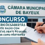 Concurso Câmara de Bayeux PB: Inscrições Abertas para 21 Vagas com Salários de até R$ 2,5 mil – Saiba Como Participar