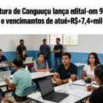Prefeitura de Canguçu lança edital com 92 vagas e vencimentos de até R$ 7,4 mil