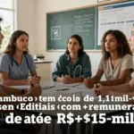 Pernambuco tem mais de 1,1 mil vagas em editais com remuneração de até R$ 15 mil