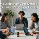 Como Escolher um Curso Gratuito de IA para Usar no Trabalho [Passo a Passo] (Sem Enrolação)